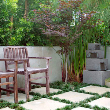 Excavated Zen Garden Slope