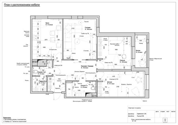 Внутренний план by SOVA interiors