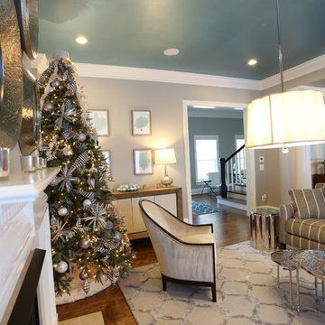 Holiday Charm Living and Dining Room