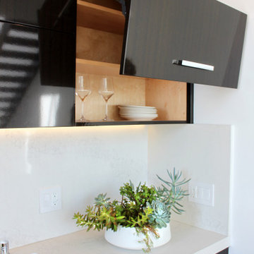 Custom Wenge Cabinets with Blum Advanced Lift System