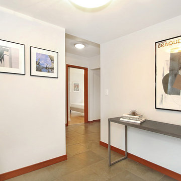 Modern Metal Console Table, Modern Art Poster, Simple Architectural Prints