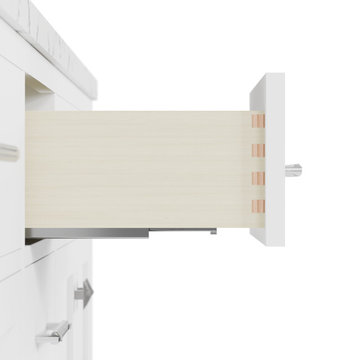 Caroline 72'' White Bathroom Vanity