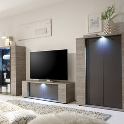 Modern Wall Unit Sidney by LC Mobili, Italy - $1,999.00 - Entertainment Centers And Tv Stands
