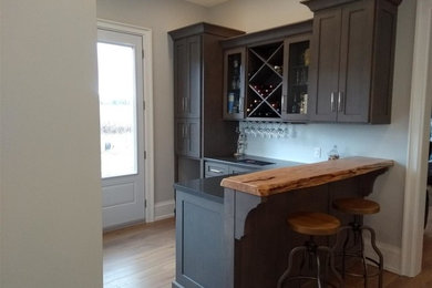 Inspiration for a home bar remodel in Toronto
