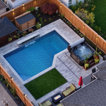 Underground Pool and Hot Tub Installation