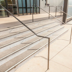 Stair railing from steel flat bar - Products