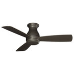 Fanimation - Hugh 44" Ceiling Fan - Matte Greige with LED Light Kit - Strong, sturdy, and ready for anything. Hugh is wet rated and offers its users powerful airflow for any indoor or outdoor space in both 44" and 52" inches. Made from metal for durability, Hugh brings cooling with 3 speeds for preference. Integrated into the fan body is a dimmable LED light kit for additional luminance in dark areas. Hugh includes a handheld remote and a light cap with purchase. *Wet Rated for indoor or outdoor use *Reversible airflow for multi-season use