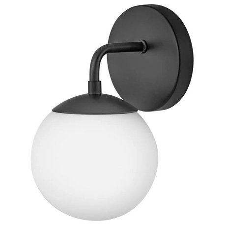 Lark Julep Bathroom Vanity Light, Black, 1 Light