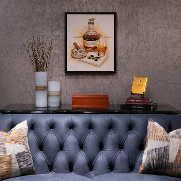 Preston Hollow Bourbon Lounge and Bathrooms Renovation and Furnishing