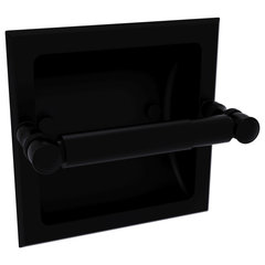 Gatco 782MX Recessed Toilet Paper Holder, Matte Black