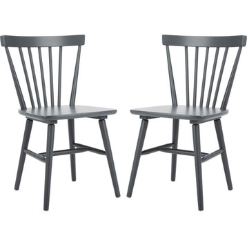 Winona Spindle Back Dining Chair, Set of 2, Gray