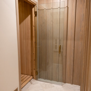 Luxury Basement Remodel with Custom Bar, Wine Display & Wellness Retreat