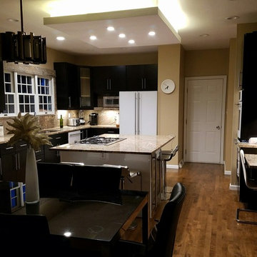 cabinet refacing--espresso