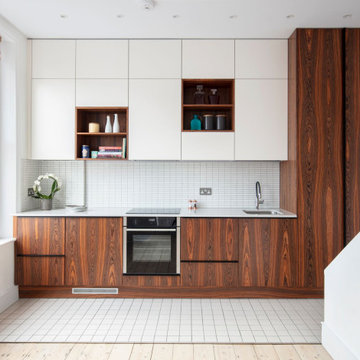 Clean Contrasting Kitchen