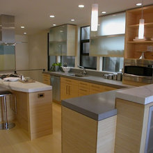 Frosted Kitchen Cabinet