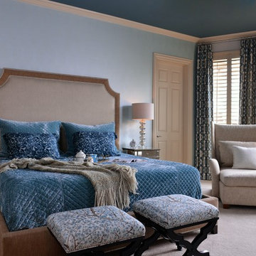 Transitional Frisco TX Master Bedroom