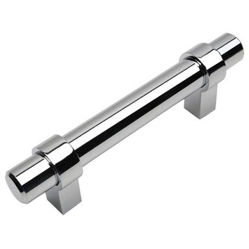Cosmas 161 Bar Pull - Solid Metal Cabinet and Furniture Pull - by Cosmas, 4.56"x