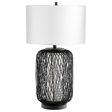 Cyan Nexus Table Lamp 10550, Pewter