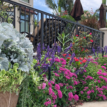 Mediterranean style on seawall