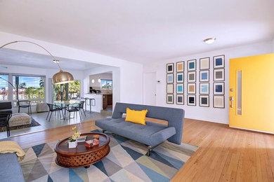 Inspiration for a 1960s living room remodel in Orange County