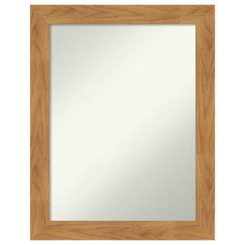 Carlisle Blonde Non-Beveled Wood Wall Mirror - 22 x 28 in.