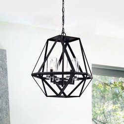 Aspen 4 Light Foyer Pendant - Chandeliers