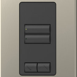 Lutron seeTouch keypad from the architectural metal finish collection - Lighting