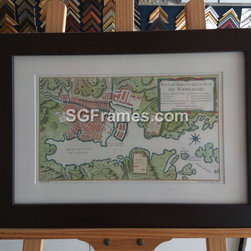 Map Framing &ndash; 3D view &ndash; with Gap &ndash; SGFrames - Products