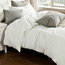 White Linen Duvet Cover, Natural Linen - Transitional - Duvet Covers ...