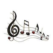 Metal Wall Music Notes Musical Sound Bar