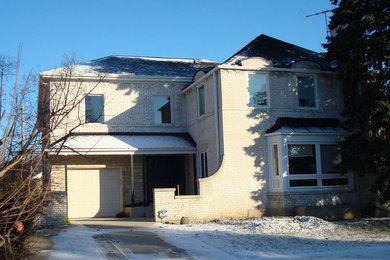 Inspiration for a timeless exterior home remodel in Chicago
