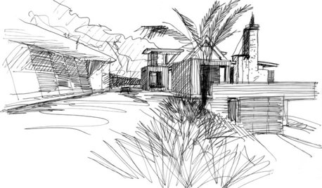 Back of an Envelope: Architects’ Sketches and the Homes They’ve Made