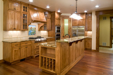Kitchen - rustic kitchen idea in Other