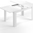 Kendra Extendable Dining Table, White