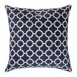 Caitlin Wilson Navy Links Pillow - Decorative Pillows