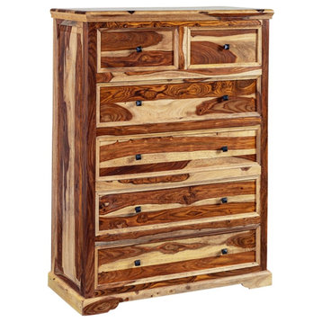 Porter Designs Taos Solid Sheesham Wood Bedroom Chest of Drawers.