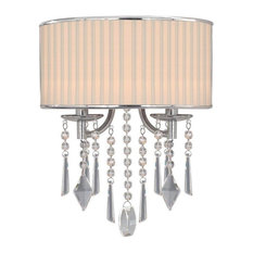 Golden Echelon 2-LT Wall Sconce 8981-WSC BRI - Chrome