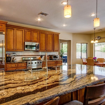 Kitchen remodel, Fireplace renovation, Wet bar