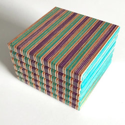 Recycled Skateboard Coasters - Products