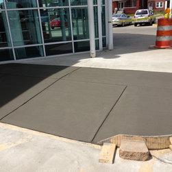 Concrete handicap ramp at CVS - Products