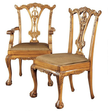 English Chippendale Arm Chair