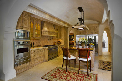 Inspiration for a mediterranean kitchen remodel in Orange County