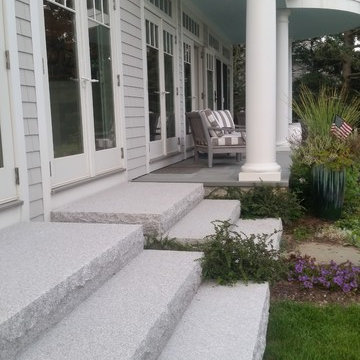 Detailed Stonework Entryway, Patio and more