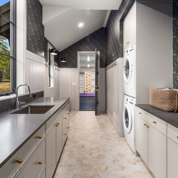 Laundry and Mudroom with Built-In Storage