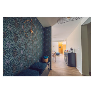 Projet N&P H/ Rénovation d'une entrée - Modern - Entry - Rennes - by ...