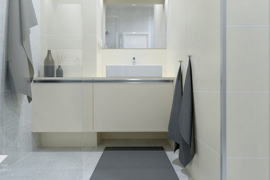 Example of a trendy bathroom design in Other