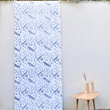 Papier peint dominoté FLEURS SAUVAGES