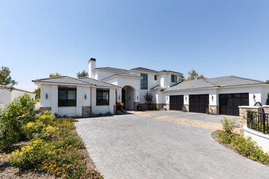 Transitional exterior home photo in Phoenix