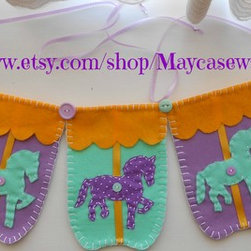Carousel Bunting - Nursery Decor