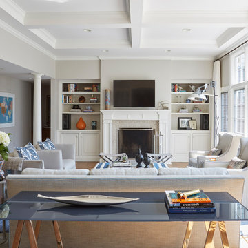Modern Industrial Family Room
